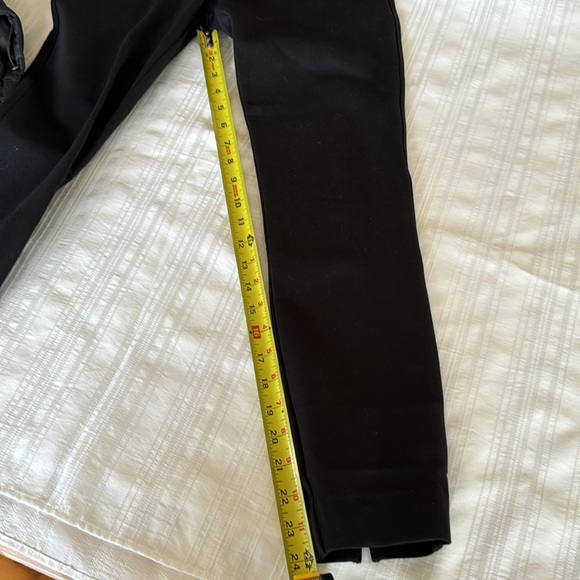 NWOT Spanx black stretch ponte slim pants XS - Picture 5 of 7